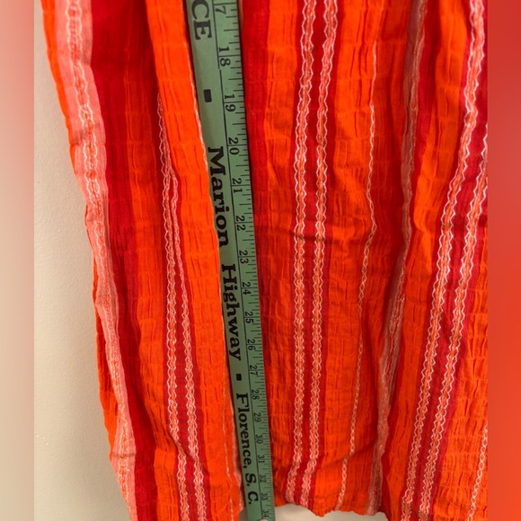 Orange- Red THML Dress, Size L - Picture 4 of 7